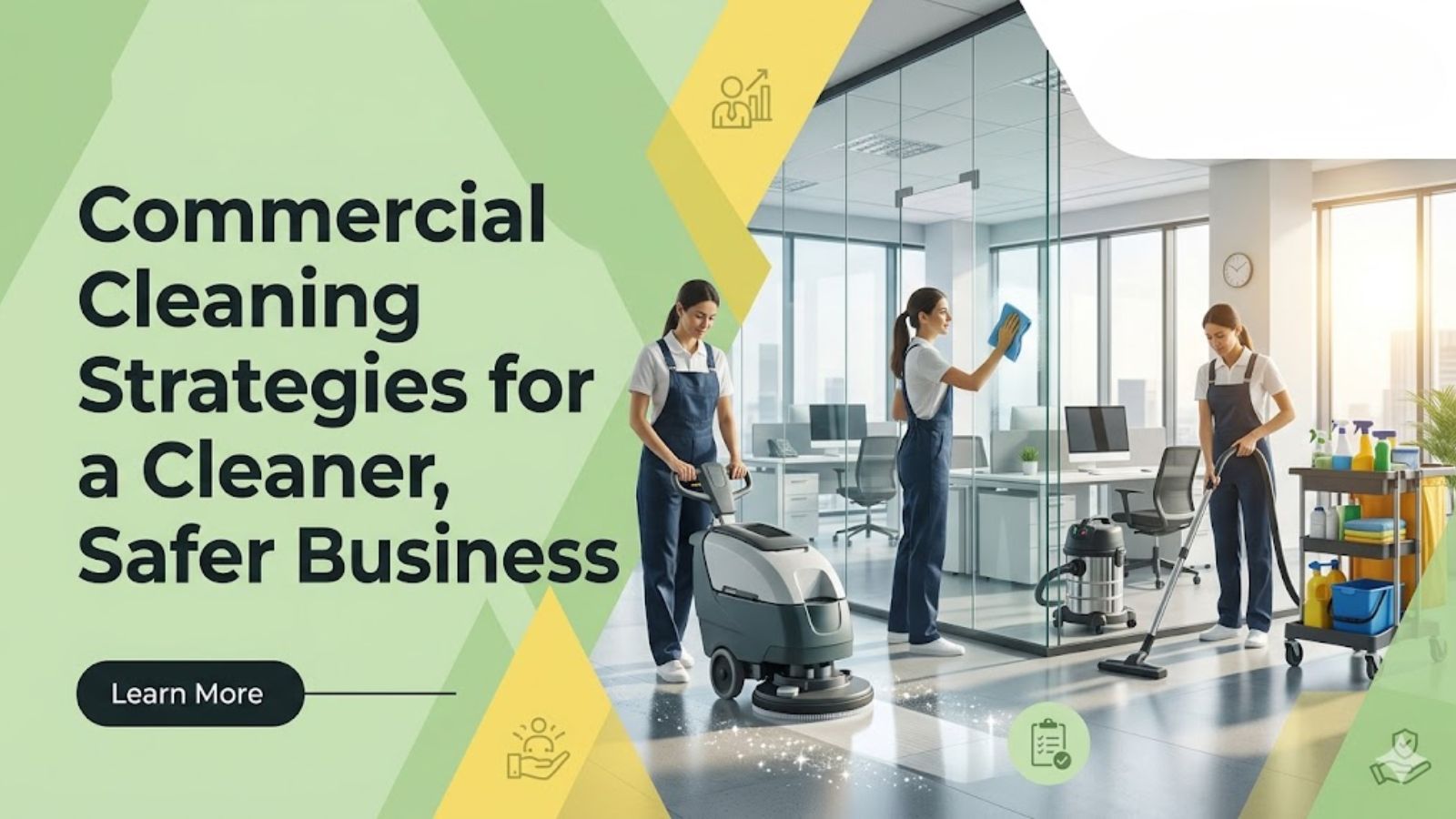 Commercial Cleaning Strategies for a Cleaner, Safer Business